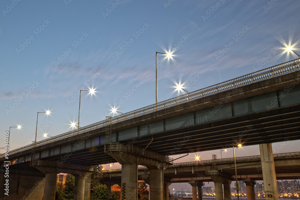 Obraz premium 한강 다리