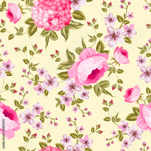 Luxurious peony wallapaper.