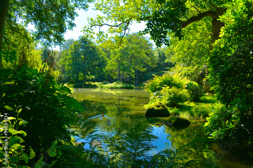 Park vom Schloss Krapperup in Schweden