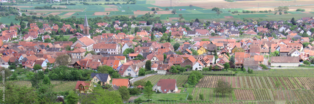 Alsace village de Kintzheim France

