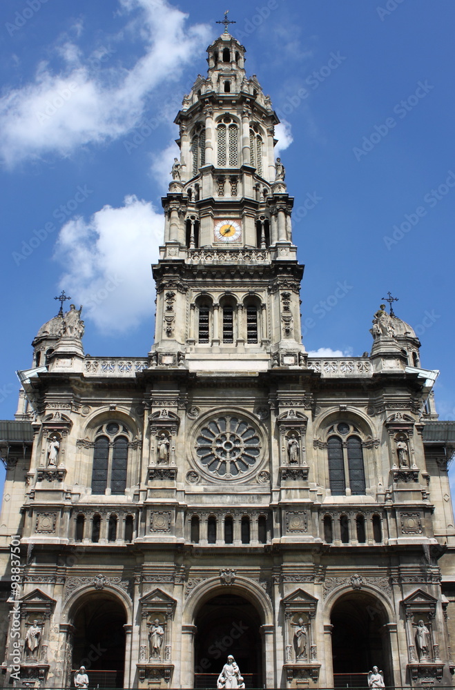 Saint Trinity Church in Paris, France