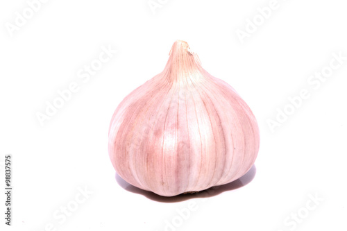 garlic on isolated white background