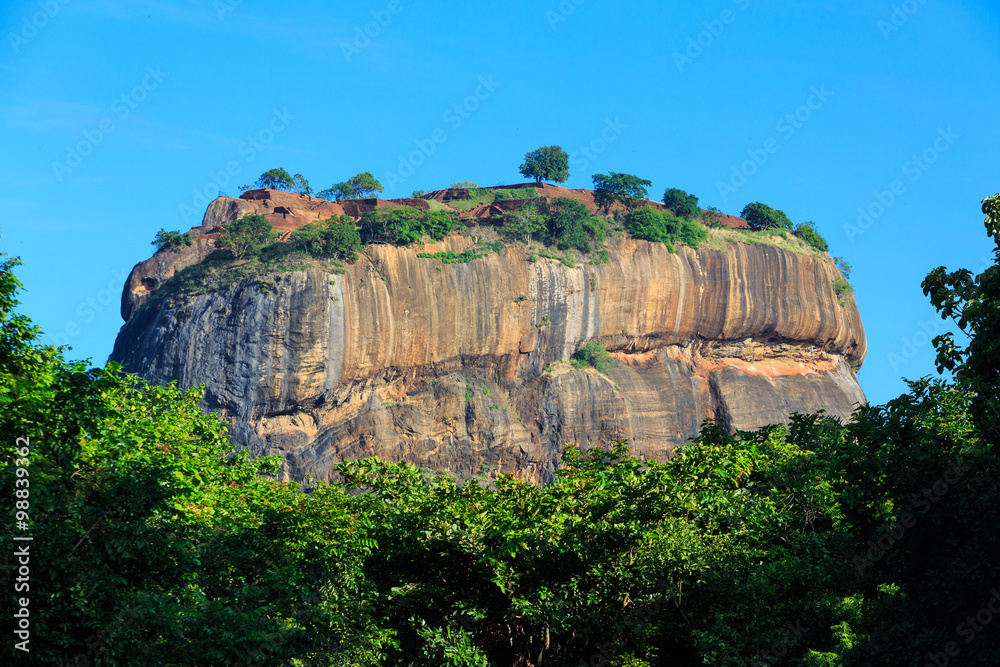 Lion rock at Sigiriya, Sri Lanka