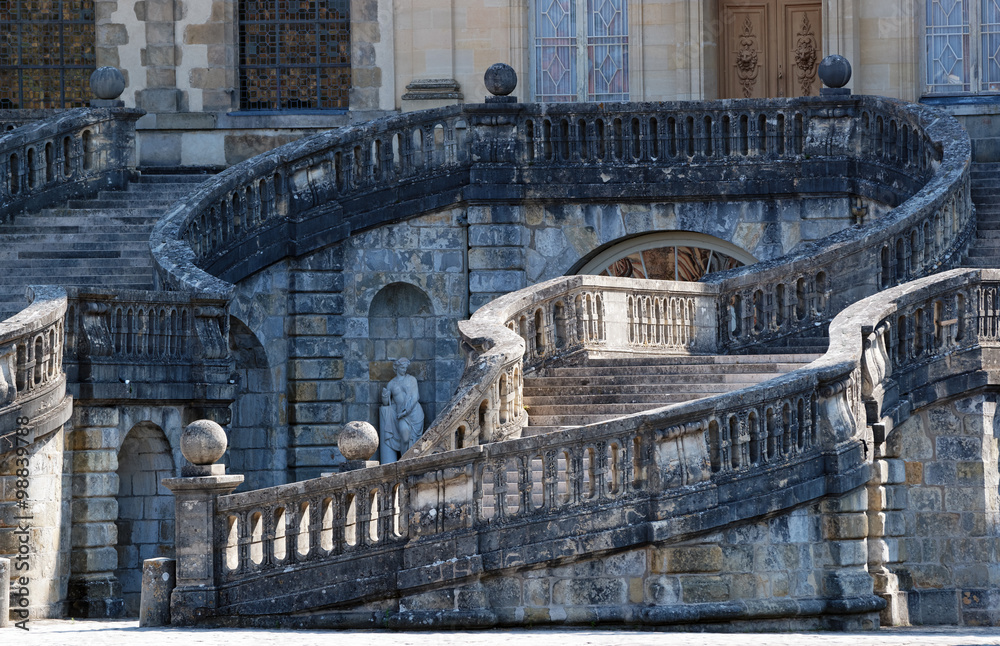 Escalier du château de Fontainebleau