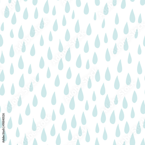 Rain seamless patterm vackground with drops