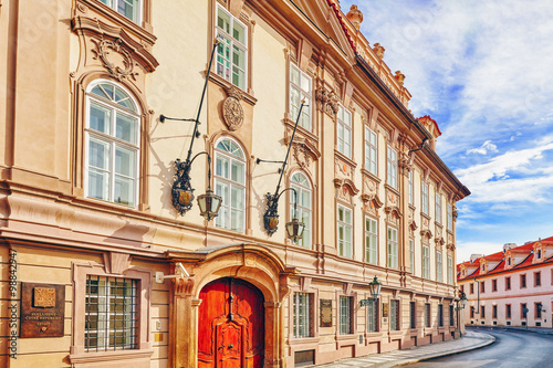 Parliament ( Senat ) of the Czech Republic. Quarters and street