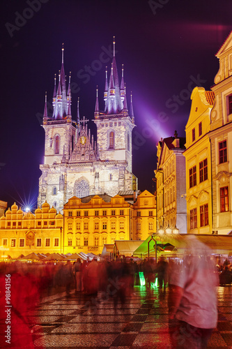 PRAGUE,CZECH REPUBLIC- SEPTEMBER 12, 2015: Church of Our Lady(St