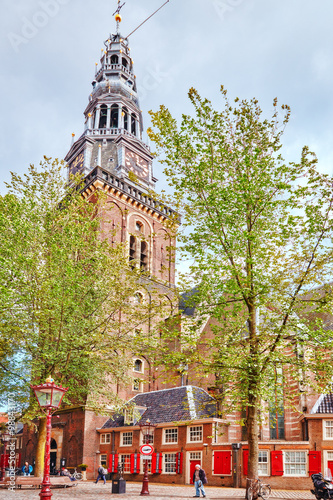 AMSTERDAM, NETHERLANDS- SEPTEMBER 15, 2015: Westerkerk (Western photo