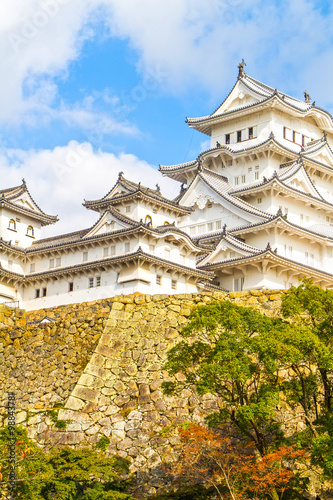 Himeji Castle in Kansai Kyoto Japan HDR Style High Dynamic Range © vichly4thai