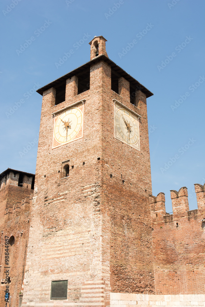 Tower of Castelveccio in Verona
