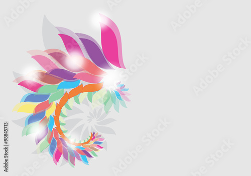 abstract design on white background