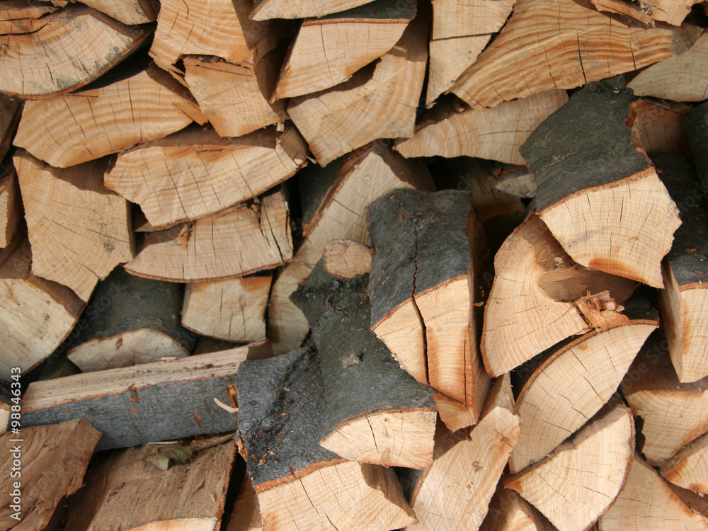 rows of logs rows of logs
