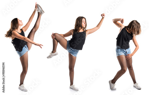 Teen girl dancer