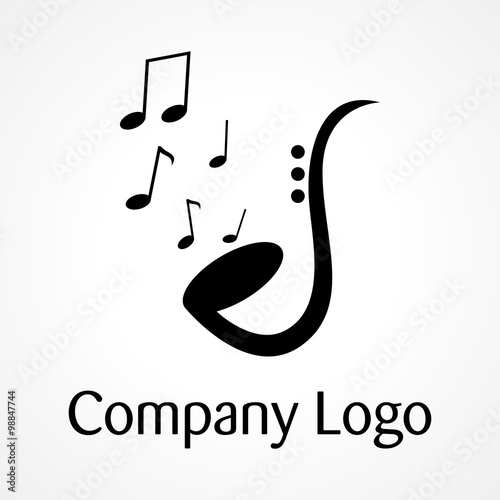 Saxophone With Music Notations