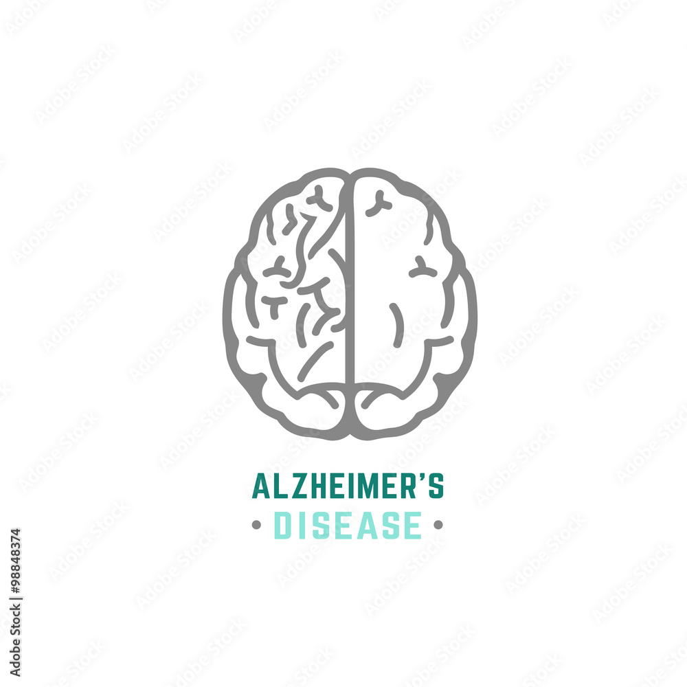 Alzheimers Icon vector Alzheimers Icon vector