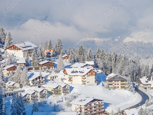 Winter in alps