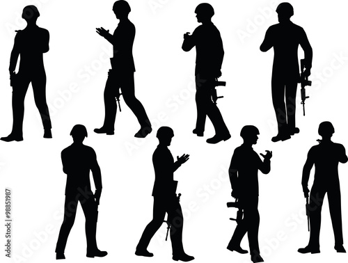 soldier walking
