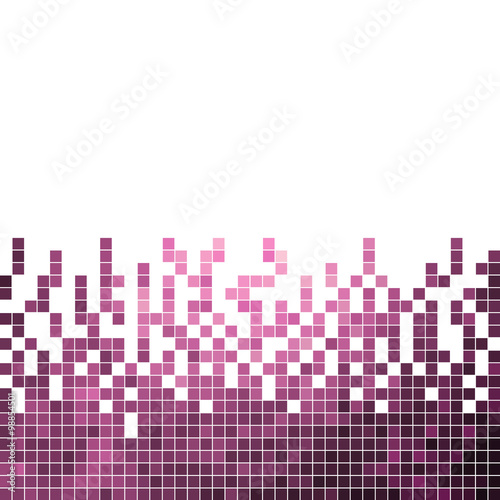 abstract vector square pixel mosaic background