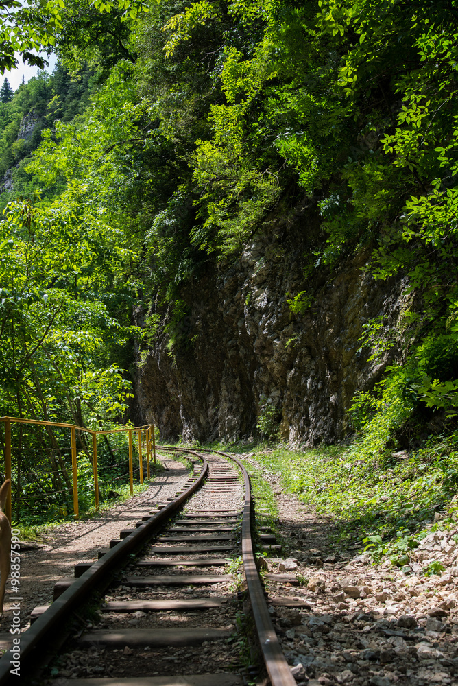 Beautiful mountain scenery . Guam gorge. Krasnodar region Beautiful mountain scenery . Guam gorge. Krasnodar region