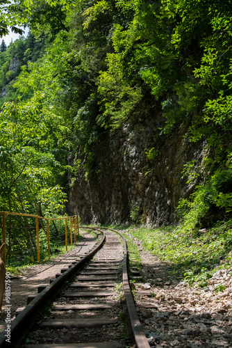 Beautiful mountain scenery . Guam gorge. Krasnodar region