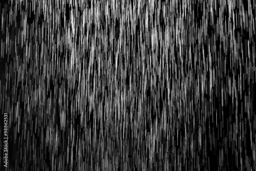 rain on a black background rain on a black background