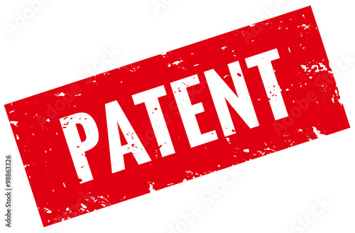 Patent stempel rot grunge