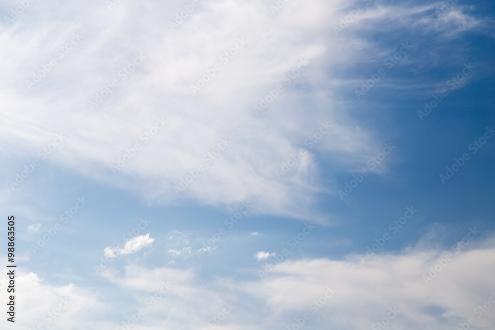 clouds in the blue sky clouds in the blue sky