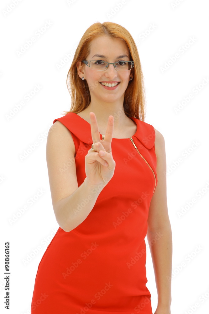 Fototapeta premium Gesty - Kobieta