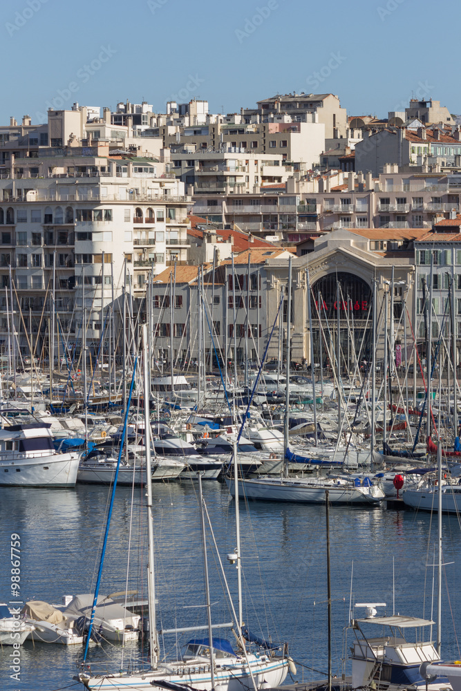 The old sea-port of Marseille