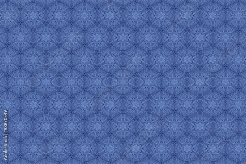 Голубой орнамент с узорами. 2 