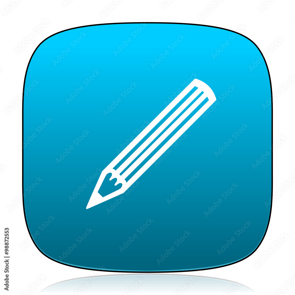 pencil blue icon pencil blue icon