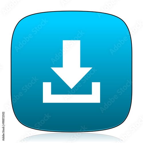 download blue icon