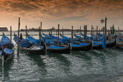 Paisajes de la hermosa y romántica ciudad de Venecia © Antonio ciero
