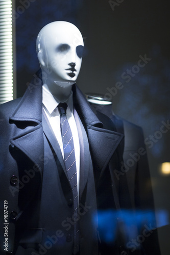 Shop dummy fashion clothes store mannequin