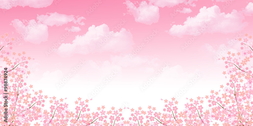 桜 春 花 背景 桜 春 花 背景