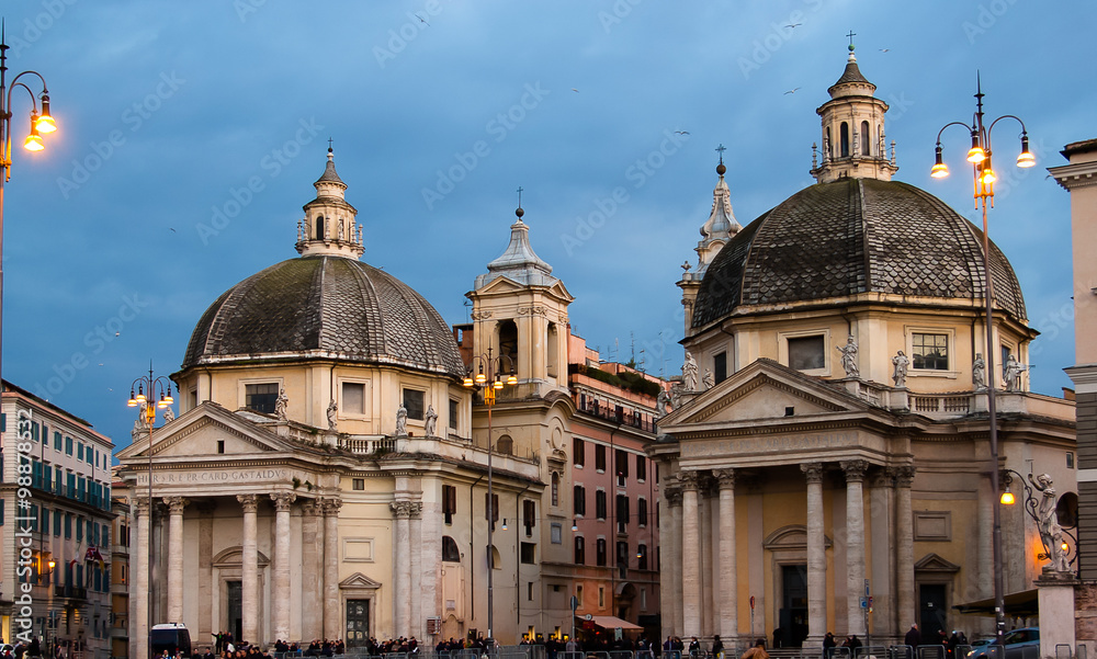 Piazza del Popolo with 