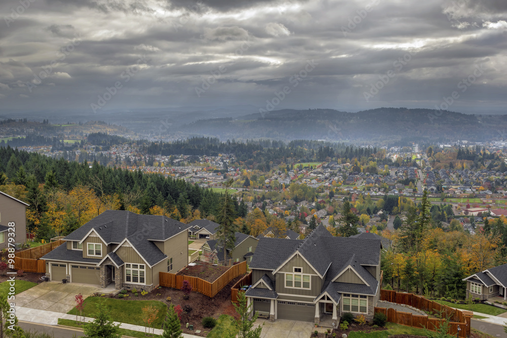 Happy Valley Residential Homes in Fall