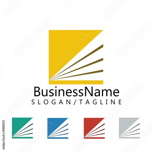 hedge fund logo icon vector