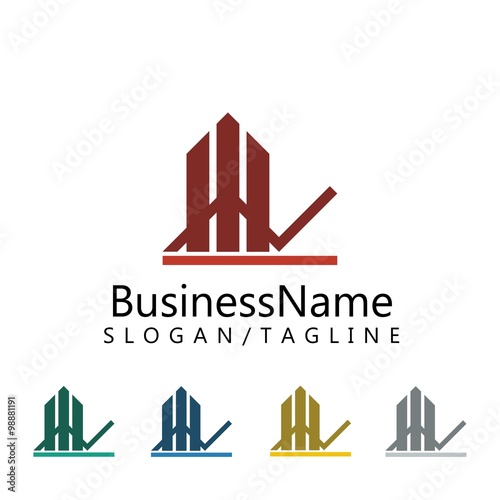 hedge fund logo icon vector