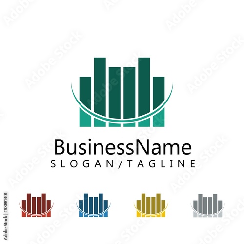 hedge fund logo icon vector