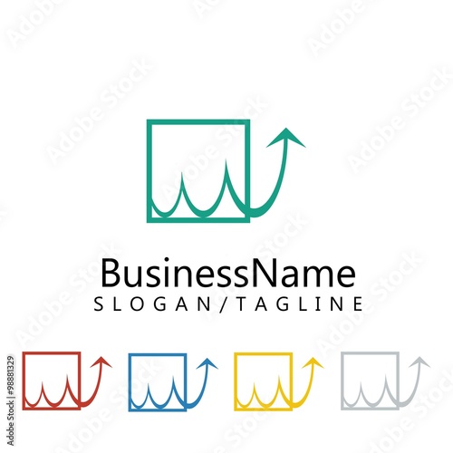 hedge fund logo icon vector