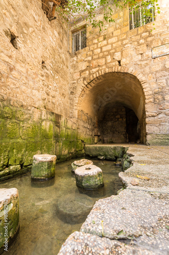 Pool of Siloam, Jerusalem, Israel photo