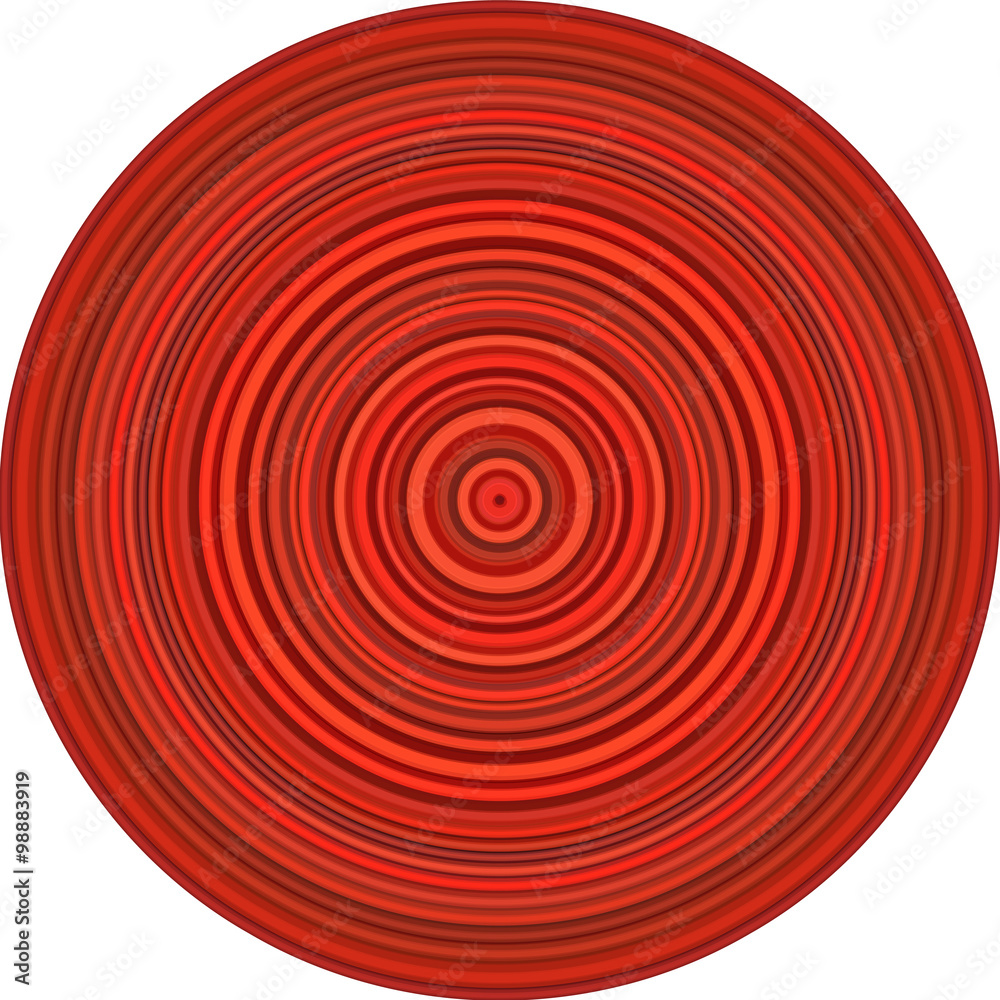 concentric pipes circular shape in multiple red concentric pipes circular shape in multiple red