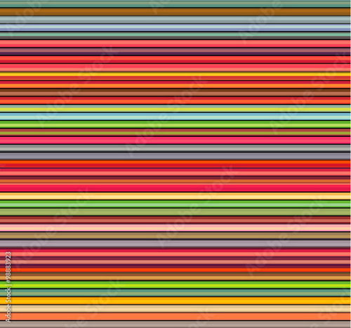 Wallpaper Mural seamless shaded stripe tubes in different rainbow colors Torontodigital.ca