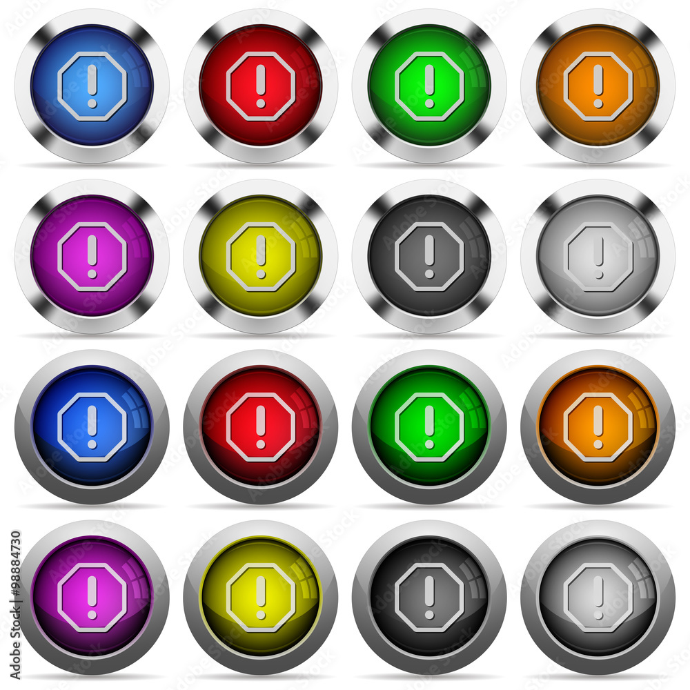Error button set Error button set