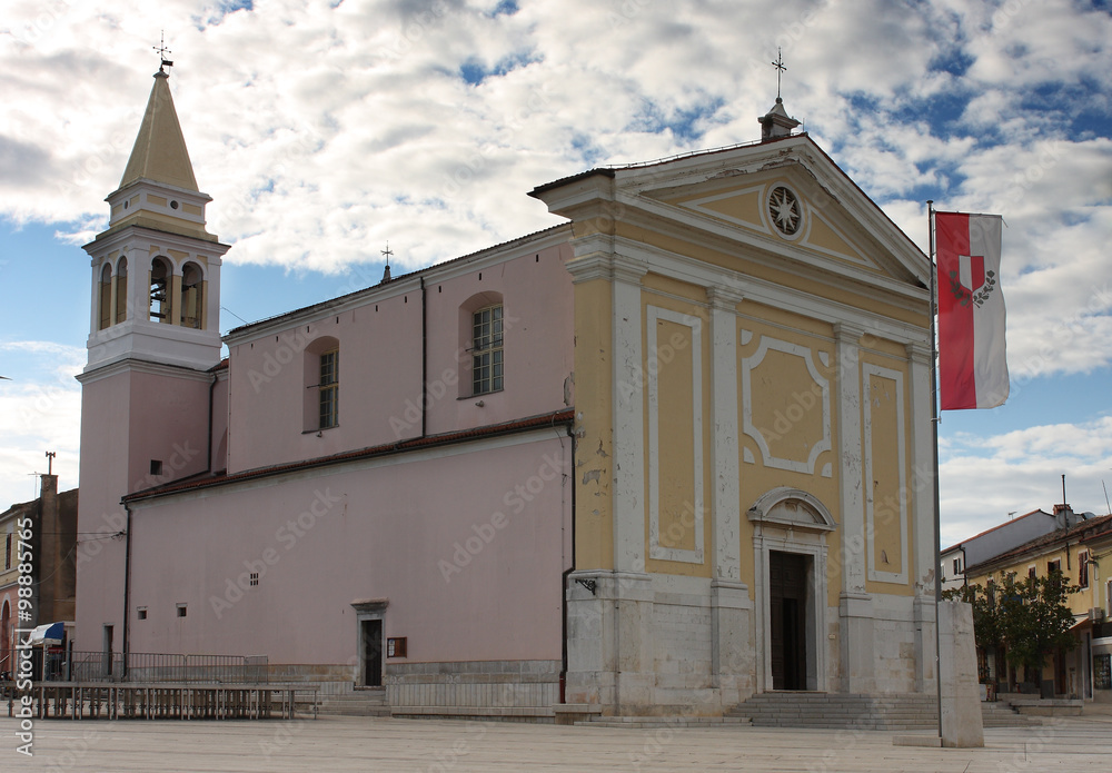 Church of Our Lady of Angels in Porec in Croatia