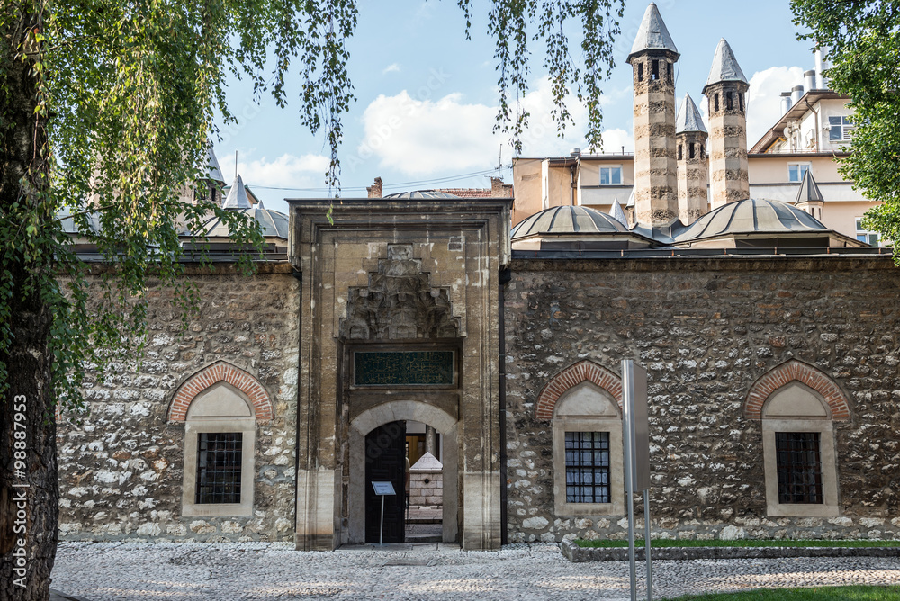 Gazi Husrev-beg Madrasa in Sarajevo, Bosnia and Herzegovina Gazi Husrev-beg Madrasa in Sarajevo, Bosnia and Herzegovina