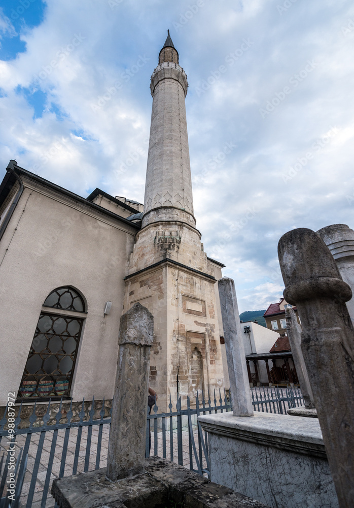 Fototapeta premium Gazi Husrev-beg Mosque in Sarajevo, Bosnia and Herzegovina