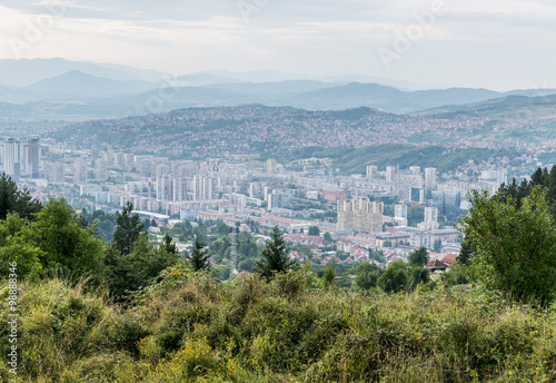Aerial view on Sarajevo city, Bosnia and Herzegovina © Fotokon