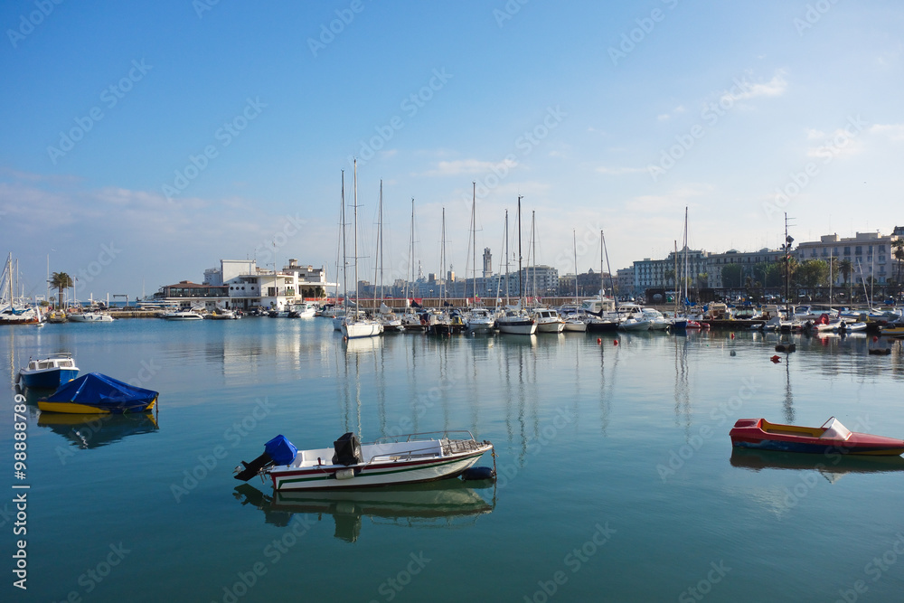 Panoramic view of Bari. Puglia. Italy. 